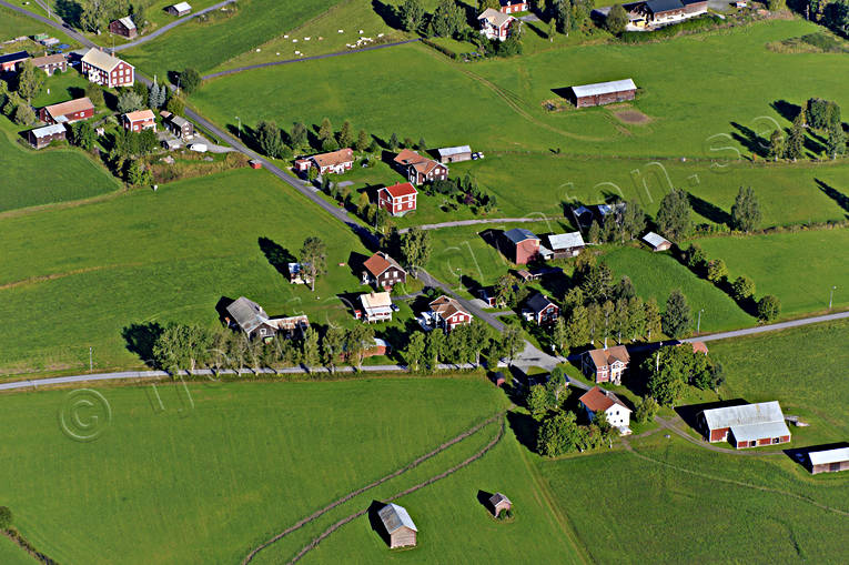 aerial photo, aerial photo, aerial photos, aerial photos, Boda, drone aerial, drönarfoto, farms, Jamtland, Lit, summer