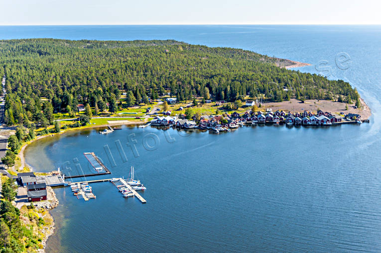 aerial photo, aerial photo, aerial photos, aerial photos, Angermanland, boat house, cabins, drone aerial, drnarfoto, fishing village, installations, landscapes, naturreservat, Norrfllsviken, port, small-boat harbour, summer