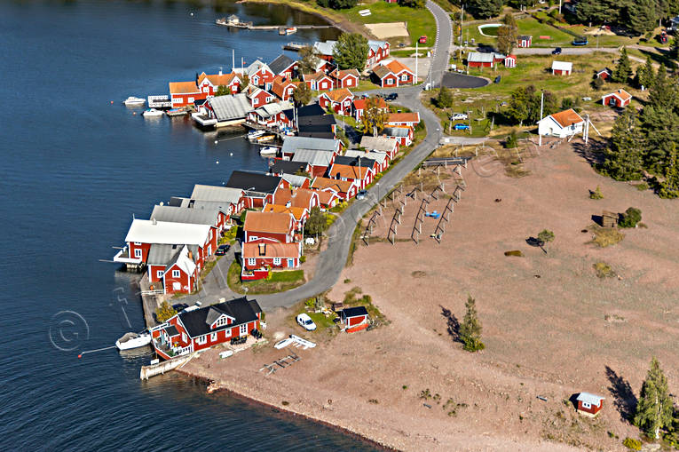 aerial photo, aerial photo, aerial photos, aerial photos, Angermanland, boat house, cabins, drone aerial, drönarfoto, fishing village, installations, Norrfällsviken, port, summer