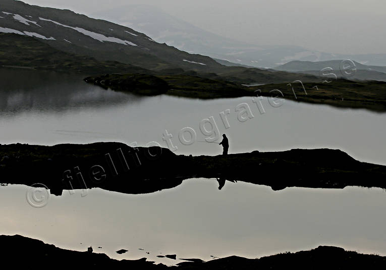 angling, char fishing, fishing, landscapes, Lapland, mountain, mountain fishing, mountain lake, Padjelanta, reel, spin fishing