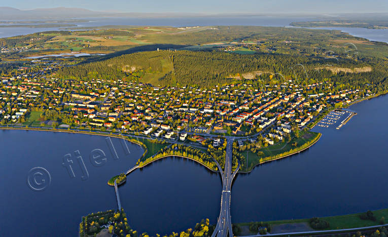 aerial photo, aerial photo, aerial photos, aerial photos, autumn, drone aerial, drönarbild, drönarfoto, Froson, Jamtland, Ostersund, städer