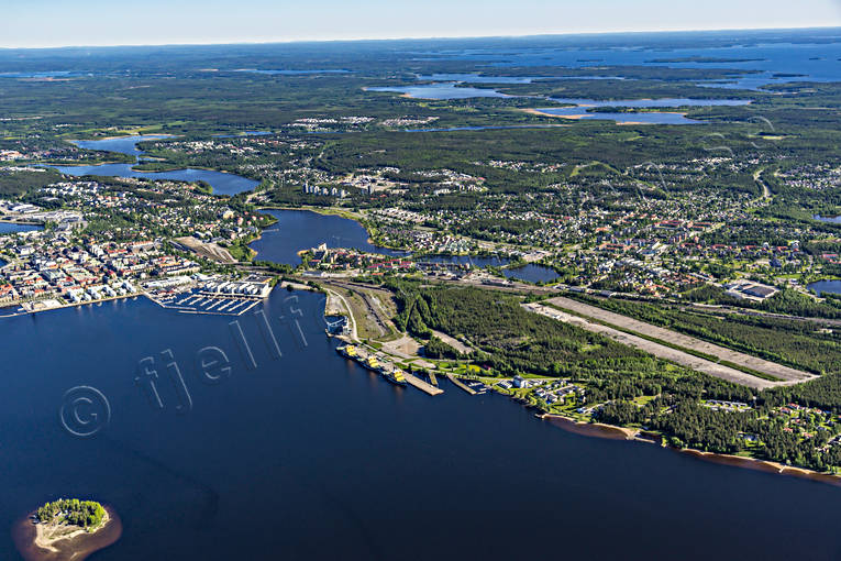 aerial photo, aerial photo, aerial photos, aerial photos, drone aerial, drnarbild, drnarfoto, Lulea, North Bothnia, stder, summer
