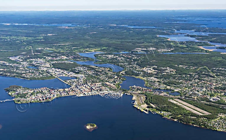 aerial photo, aerial photo, aerial photos, aerial photos, drone aerial, drnarbild, drnarfoto, Lulea, North Bothnia, stder, summer