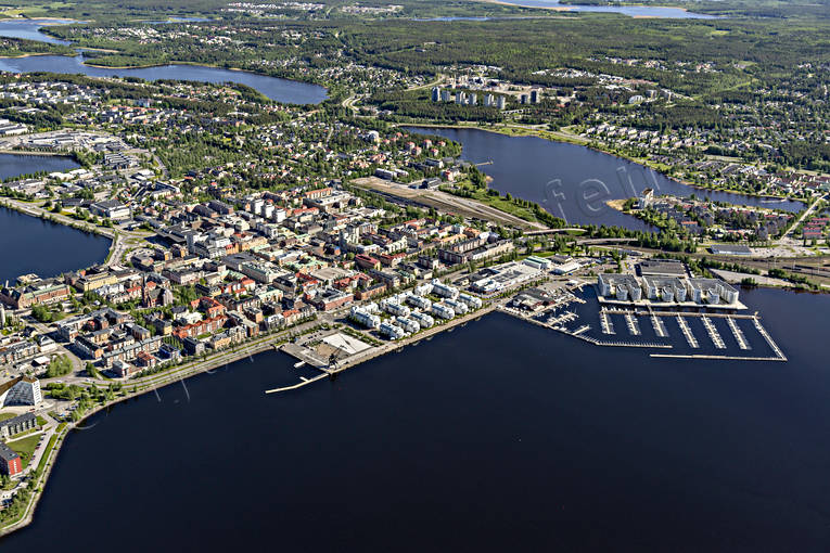 aerial photo, aerial photo, aerial photos, aerial photos, drone aerial, drnarbild, drnarfoto, Lulea, North Bothnia, stder, summer