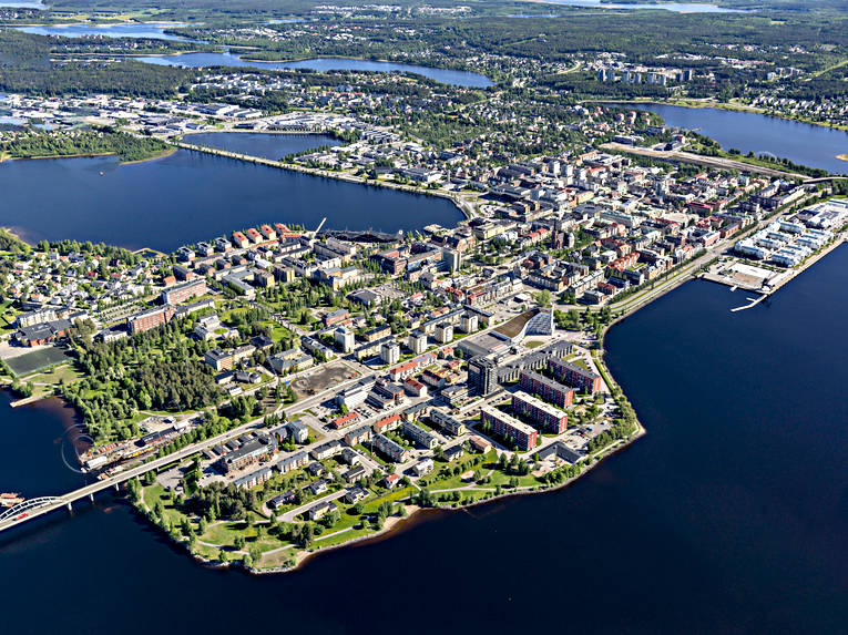 aerial photo, aerial photo, aerial photos, aerial photos, drone aerial, drnarbild, drnarfoto, Lulea, North Bothnia, stder, summer