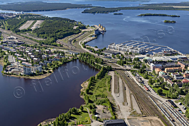 aerial photo, aerial photo, aerial photos, aerial photos, drone aerial, drnarbild, drnarfoto, Lulea, North Bothnia, stder, summer