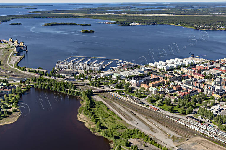 aerial photo, aerial photo, aerial photos, aerial photos, drone aerial, drnarbild, drnarfoto, Lulea, North Bothnia, stder, summer