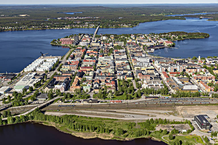 aerial photo, aerial photo, aerial photos, aerial photos, drone aerial, drnarbild, drnarfoto, Lulea, North Bothnia, stder, summer