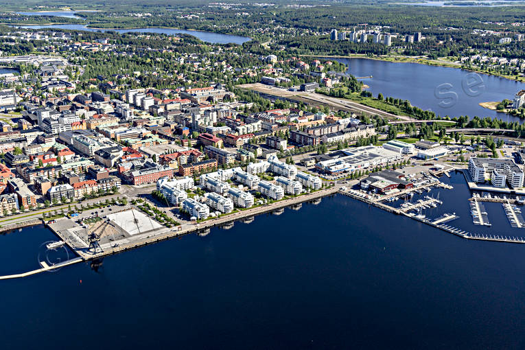 aerial photo, aerial photo, aerial photos, aerial photos, drone aerial, drnarbild, drnarfoto, Lulea, North Bothnia, stder, summer