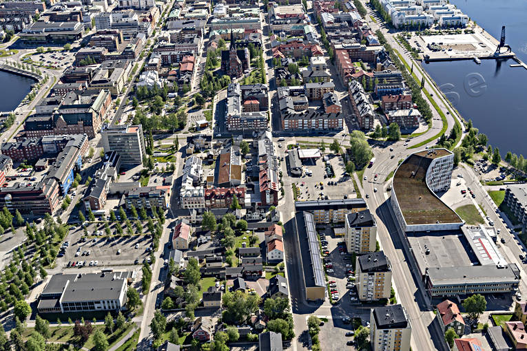 aerial photo, aerial photo, aerial photos, aerial photos, drone aerial, drnarbild, drnarfoto, Lulea, North Bothnia, stder, summer