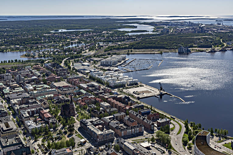 aerial photo, aerial photo, aerial photos, aerial photos, drone aerial, drnarbild, drnarfoto, Lulea, North Bothnia, stder, summer