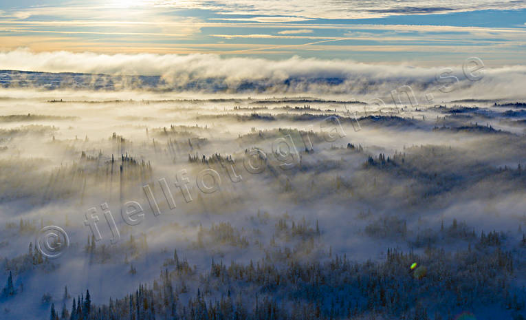 aerial photo, aerial photo, aerial photos, aerial photos, ambience, ambience pictures, atmosphere, backlight, drone aerial, drnarfoto, Fln, fog, Jamtland, landscapes, marsh lands, mire, winter