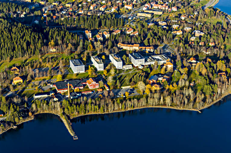 aerial photo, aerial photo, aerial photos, aerial photos, autumn, drone aerial, drönarfoto, Froson, Frösö Strand, Frösöklinikerna, Jamtland, Ostersund, städer