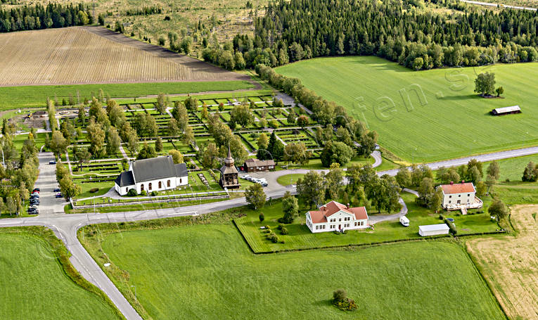 aerial photo, aerial photo, aerial photos, aerial photos, autumn, church, churches, drone aerial, drnarbild, drnarfoto, froso, Froson, installations, Jamtland, Ostersund, samhllen, stder