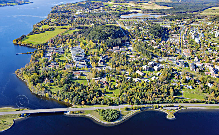aerial photo, aerial photo, aerial photos, aerial photos, And lake, autumn, drone aerial, drönarfoto, Frösö Strand, Frösödal, Jamtland, landscapes, Ostersund, städer, öneberget