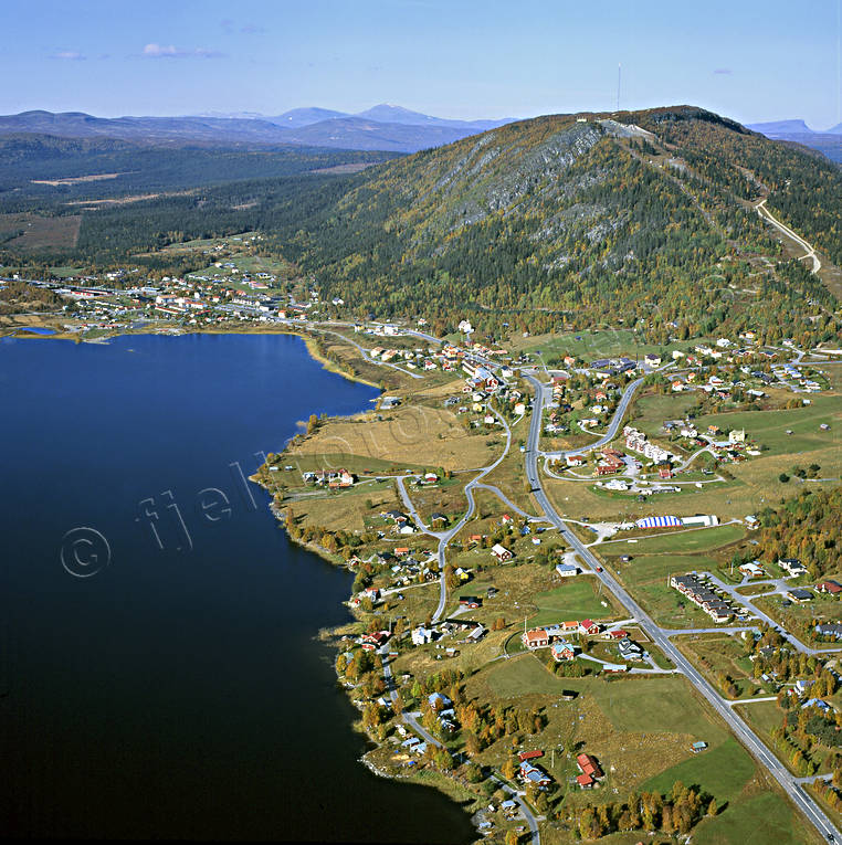 aerial photo, aerial photo, aerial photos, aerial photos, autumn, community, drone aerial, drnarfoto, Funasdalen, Herjedalen, samhllen