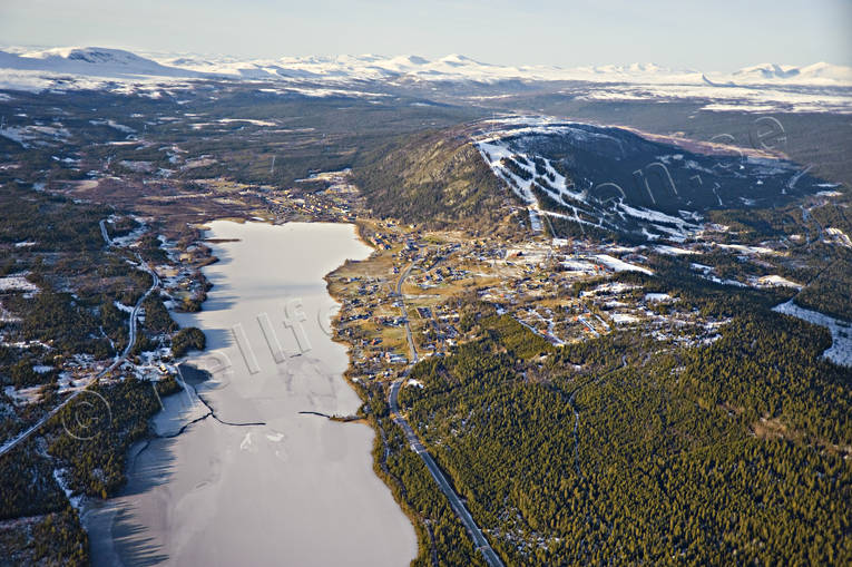 aerial photo, aerial photo, aerial photos, aerial photos, autumn, drone aerial, drnarfoto, Funasdal lake, Funasdalen, Herjedalen, samhllen