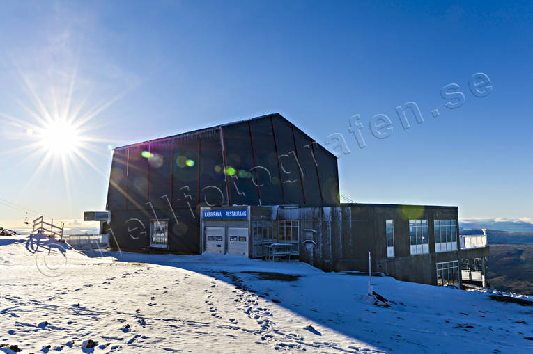 Areskutan, autumn, blue, cableway, engineering projects, fresh snow, installations, Jamtland, landscapes, morning sun, sky
