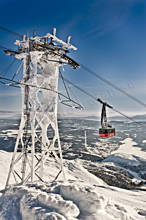 Are, Areskutan, attractions, gondola, installations, Jamtland, kabin, landscapes, seasons, winter, winter's day