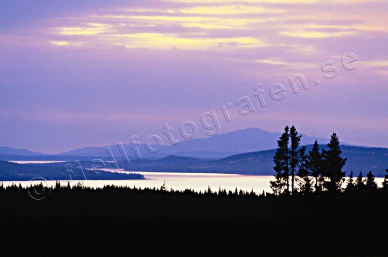 Areskutan, blueing, dusk, forests, Froson, Great Lake, Jamtland, lakes, landscapes, mountain, mountain, scenic alpine view, summer