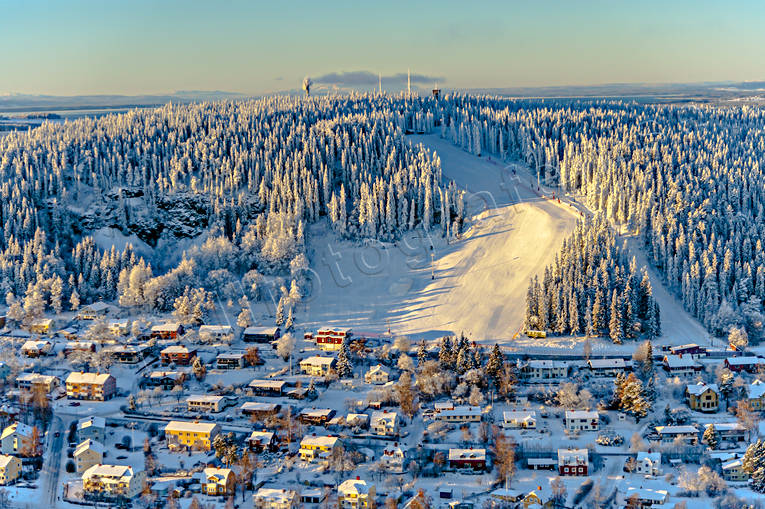 aerial photo, aerial photo, aerial photos, aerial photos, drone aerial, drnarfoto, Froson, Gustavsbergsbacken, Jamtland, journey down, landscapes, Ostersund, ski-slope, stder, winter