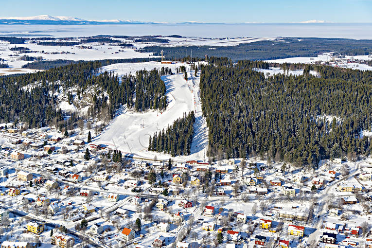 aerial photo, aerial photo, aerial photos, aerial photos, drone aerial, drnarfoto, Froson, Gustavsbergsbacken, installations, Jamtland, Ostersund, ski resort, ski resort, ski slopes, stder, winter