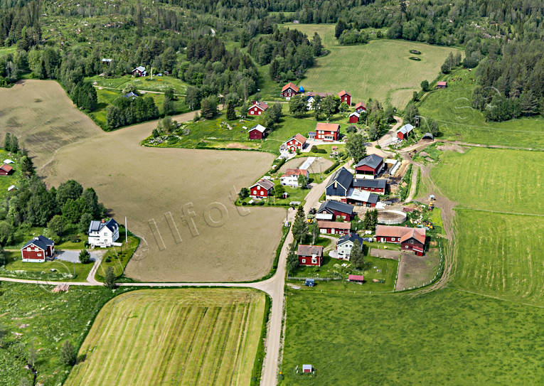 aerial photo, aerial photo, aerial photos, aerial photos, agriculture, countryside, drone aerial, drönarbild, drönarfoto, farms, Jamtland, Skylnäs, summer