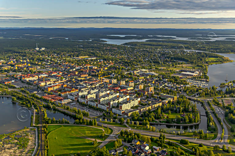 aerial photo, aerial photo, aerial photos, aerial photos, drone aerial, drnarfoto, Hamnplan, landscapes, North Bothnia, Pitea, samhllen, Strmsborg, summer, Srfjrden
