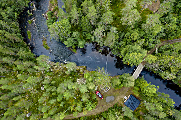 aerial photo, aerial photo, aerial photos, aerial photos, angling, creek, drone aerial, drnarbild, drnarfoto, fishing, fiske, flyfishing, forest creek, Hans Lidman, inspiration, Mllngsbon, pine trunks, reflection water, Svartn