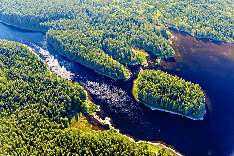 aerial photo, aerial photo, aerial photos, aerial photos, drone aerial, drnarfoto, fishing spots, Harkan, Jamtland, Lovsjo stream, summer