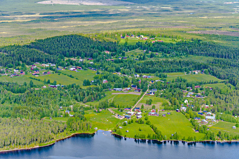 aerial photo, aerial photo, aerial photos, aerial photos, drone aerial, drnarfoto, Herjedalen, Herr, landscapes, summer, Sveg lake, villages