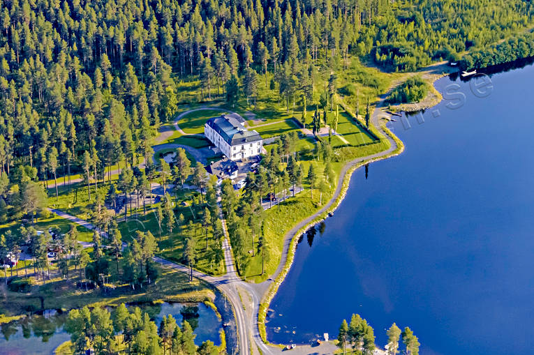 aerial photo, aerial photo, aerial photos, aerial photos, anlggnignar, buildings, castle, drone aerial, drnarfoto, fishing spots, Harkan, Hgfors, Jamtland, summer