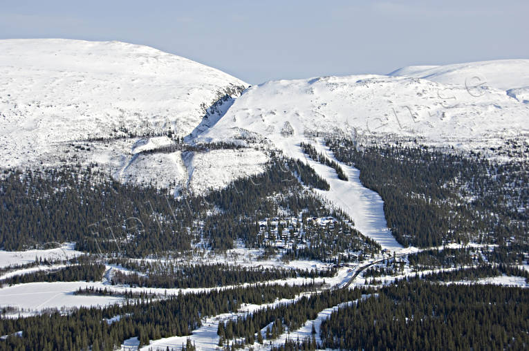 aerial photo, aerial photo, aerial photos, aerial photos, Drommen, Dromskran, drone aerial, drnarfoto, Hglekardalen, Jamtland, journey down, landscapes, ski slopes, ski-slope, winter