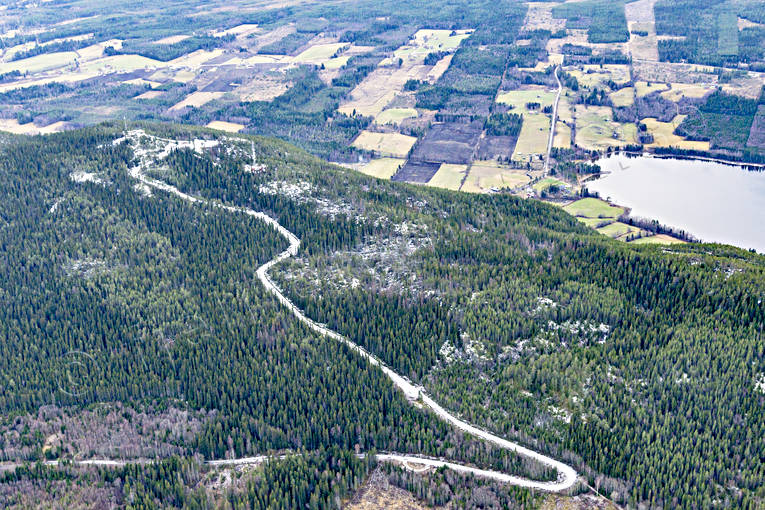 aerial photo, aerial photo, aerial photos, aerial photos, autumn, drone aerial, drönarfoto, forest motor road, Hoverberget, Jamtland, landscapes, mountain
