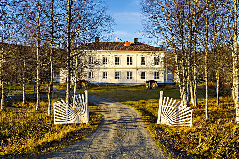 autumn, buildings, farms, herrgård, house, Husa, installations, Jamtland, landscapes