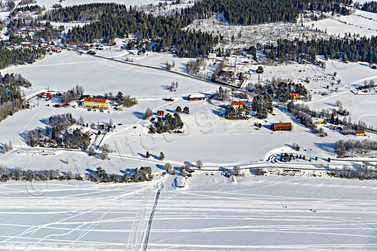 aerial photo, aerial photo, aerial photos, aerial photos, beach, drone aerial, drönarfoto, Froson, härke, Jamtland, Ostersund, samhällen, winter