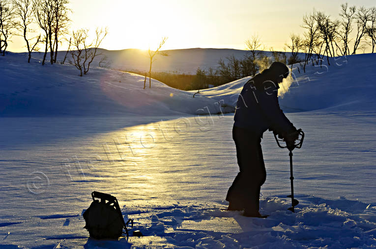angling, backlight, cold, cold, drill, fishing, fishing through ice, ice drill, ice fishing, motorborr, winter, winter fishing