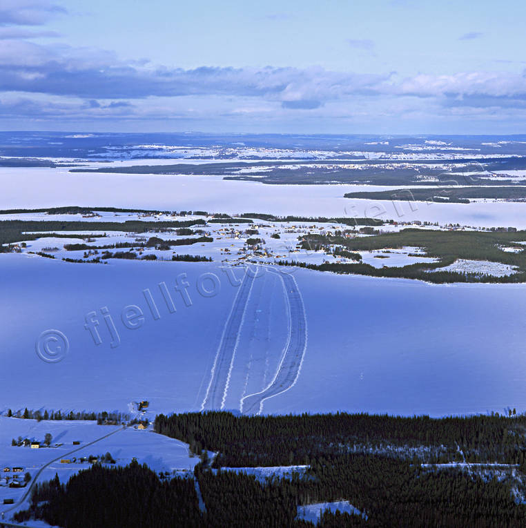 aerial photo, aerial photo, aerial photos, aerial photos, drone aerial, drnarfoto, Great Lake, ice track, Jamtland, landscapes, Norderon, winter, winter landscape