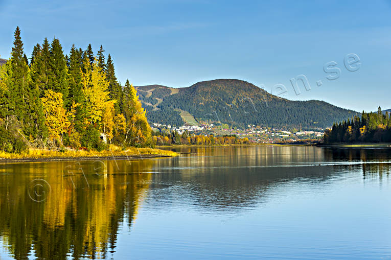 Are, autumn, autumn colours, Indal river, Jamtland, landscapes, Totthummeln, vatten, watercourse