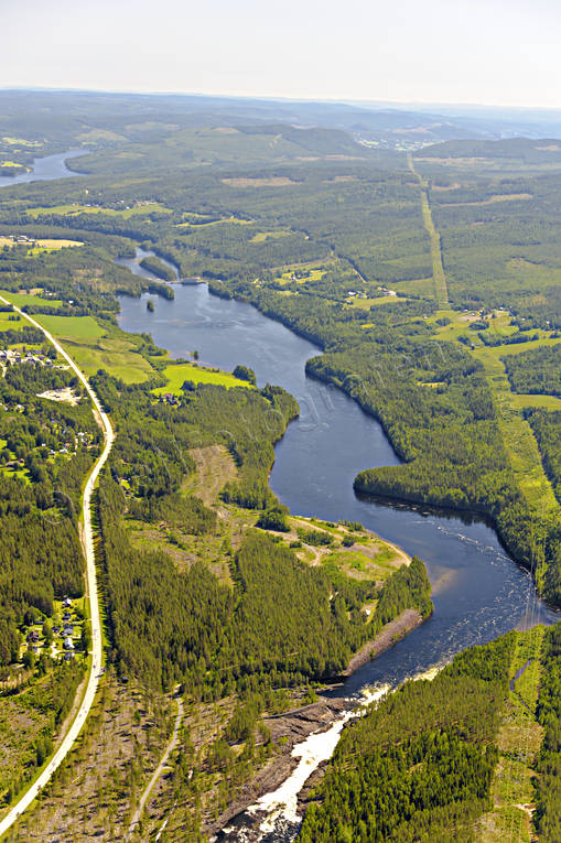 aerial photo, aerial photo, aerial photos, aerial photos, drone aerial, drnarfoto, environment, fishing spots, hydropower, hydroelectric, Indal river, Jamtland, krangede, landscapes, power station, summer