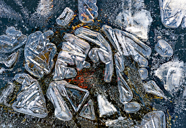 canvastavla, formationer, Fototavla, frozen, ice, ice-art, isformationer, lake, lake ice, natural art, nature, pattern, tavla