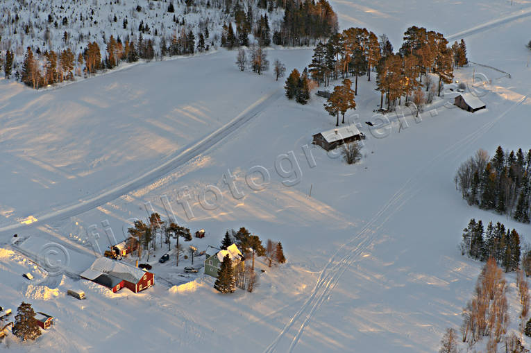 aerial photo, aerial photo, aerial photos, aerial photos, drone aerial, drönarfoto, farms, Jamtland, winter