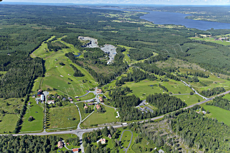 aerial photo, aerial photo, aerial photos, aerial photos, drone aerial, drönarfoto, golf course, Jamtland, landscapes, Lockne, summer, Ångsta