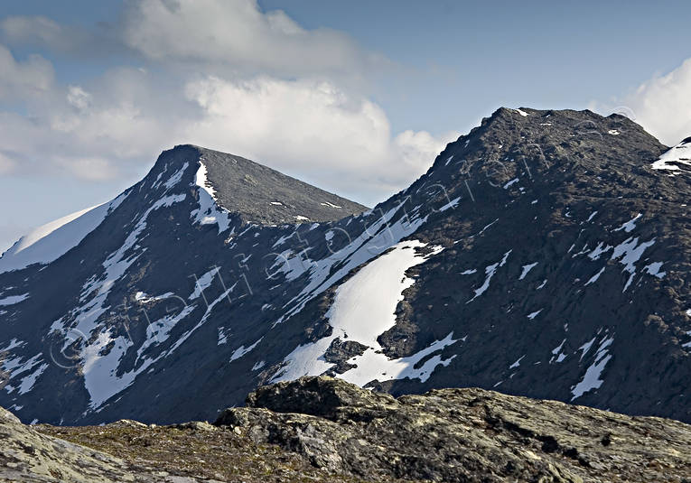 alpine, Jeknaffo, landscapes, Lapland, mountain, mountain top, mountains, national park, nature, Padjelanta, summer