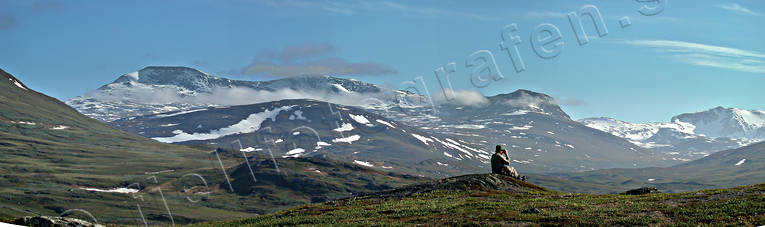 alpine, alpine hiking, Jeknaffo, landscapes, Lapland, mountain, mountain top, mountains, national park, nature, Padjelanta, summer, wanderer, footer