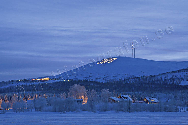 blue, Dundret, evening, Gallivare, julstmmning, landscapes, Lapland, mid-winter, mountain, night, night picture image, winter, winter's night, winter's night