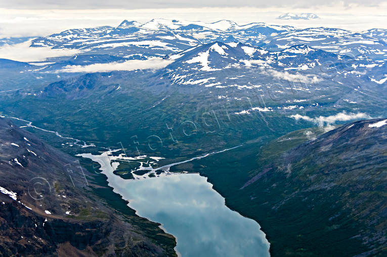 aerial photo, aerial photo, aerial photos, aerial photos, drone aerial, drnarfoto, Kaitumjaure, Kaitumjaure cottages, landscapes, Lapland, summer