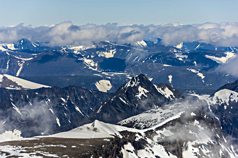 aerial photo, aerial photo, aerial photos, aerial photos, drone aerial, drönarfoto, Kaskasapakte, Kebnekaise, landscapes, Lapland, Laponia, South Peak, summer
