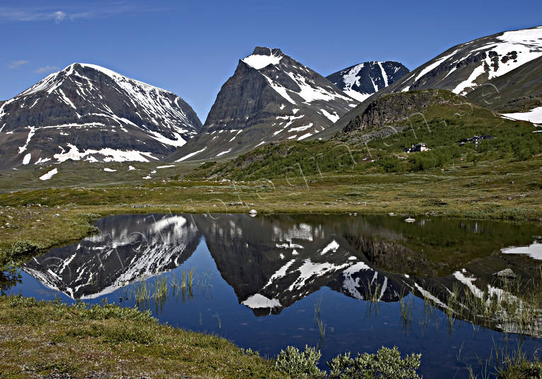 alpine, alpine station, Kebnekaise, landscapes, Lapland, mountain, mountain, mountain top, mountains, nature, summer, tuolpagorni