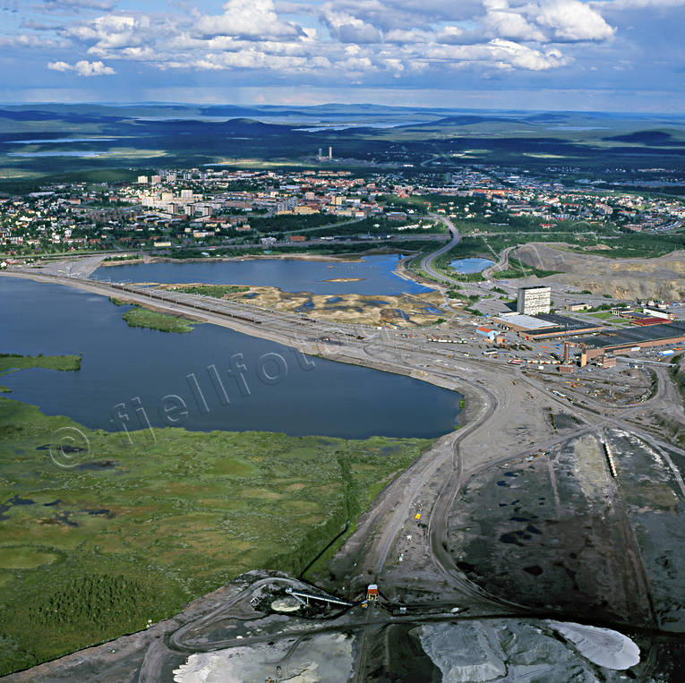aerial photo, aerial photo, aerial photos, aerial photos, drone aerial, drnarfoto, Kiruna, Lapland, mine, stder